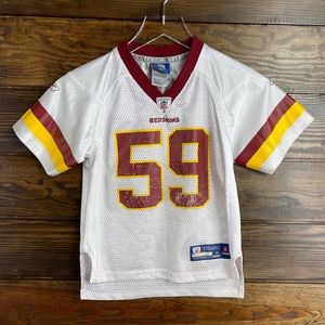 Washington Redskin Jersey Original Reebok Kid Size M Size 5-6